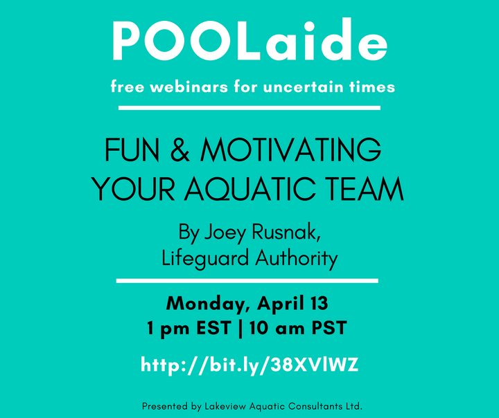 POOLaide Webinar: Fun & Motivating Your Aquatic Team
