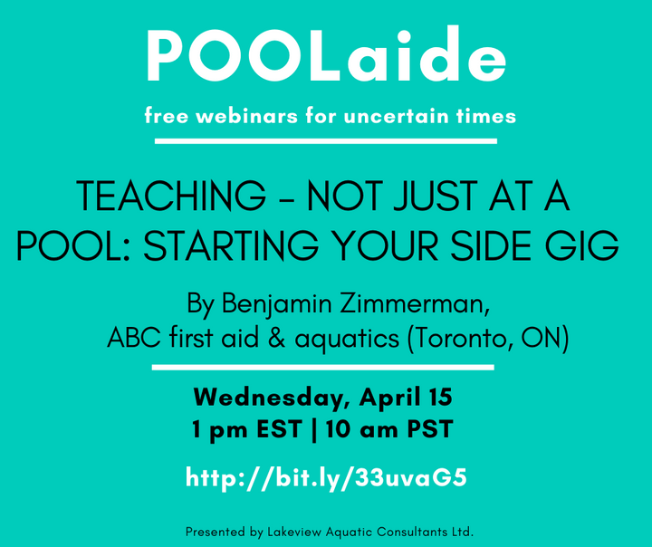 POOLaide Webinar: Teaching - Not Just At a Pool: Starting Your Side Gig
