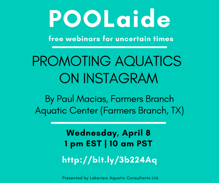 POOLaide Webinar: Promoting Aquatics on Instagram